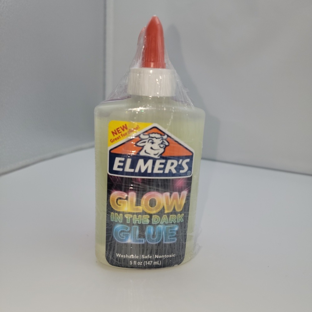 Elmer's Glow in the Dark & Color Glue Bundle Washable‎ Safe 5 fl oz 2 TOTAL